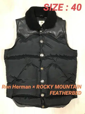 ROCKY MOUNTAIN x Ron Herman 다운 베스트 레어 40