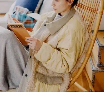 스튜디오 클립 보아 퀼팅 룸 코트