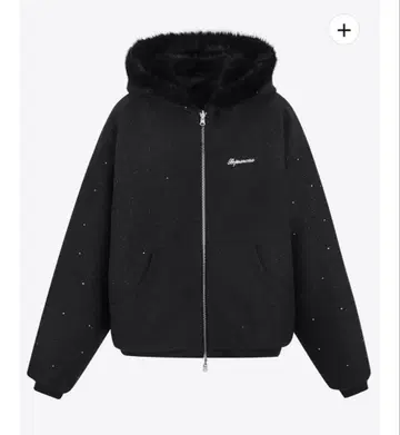 andwang kirakira 2way 퍼 집업 후드티