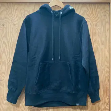 1minute 1second 풀오버 후드티_블랙_블랙_M 사이즈