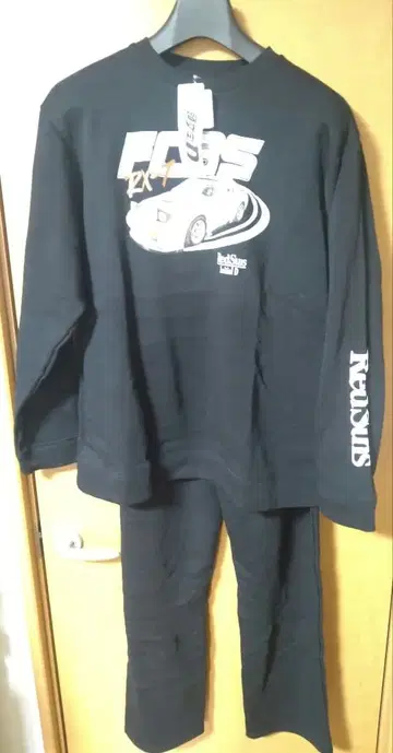 [미사용 새상품] 머리글자D 맨투맨 상하의 L (FC3S)