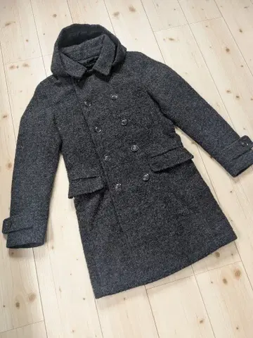 GOSTAR DE FUGA 다크 그레이 체스터 코트 44