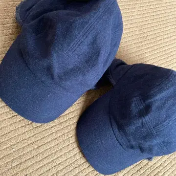 무인양품 귀마개 달린 캡 보아 안감 네이비