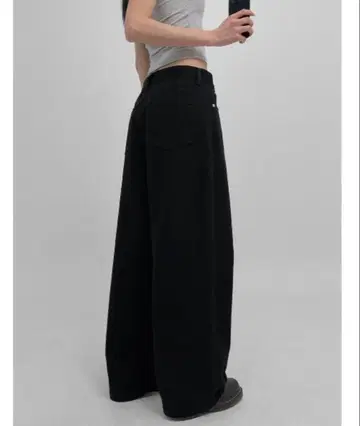 BLACKUP 솔드 와이드 코튼 팬츠