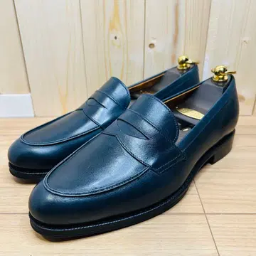 [미사용급] 자라 스리 와야 98610 네이비 코인 로퍼 UK6