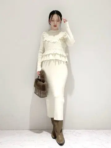 LILY BROWN 뷔스티에 세트 니트 원피스 완판