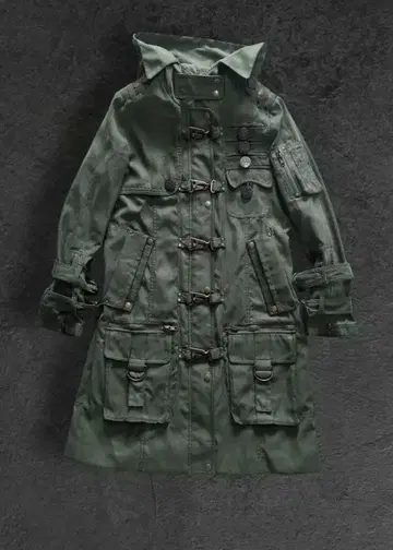 y2k 모즈 코트 militarygreen SWORDFISHfreee
