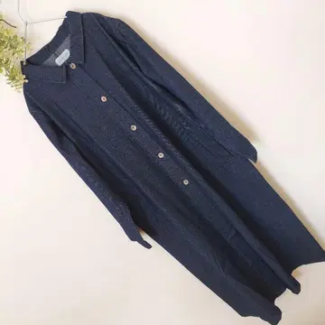 Sorte cuff 데님 롱 코트