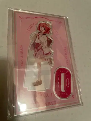 유루유리 x 오오무로가 아틀레 아키하바라 아크릴 스탠드 아카자 아카리
