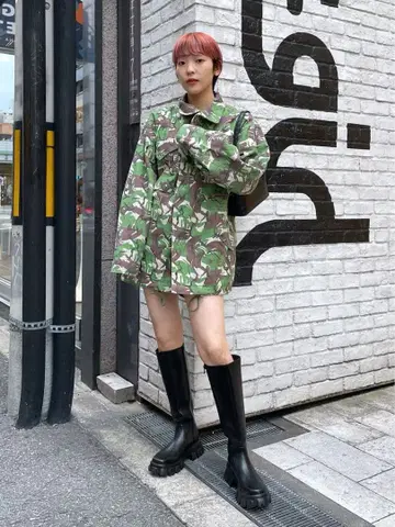 엑스걸 카모플라쥬 자켓