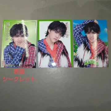 LIL LEAGUE 모모타 하야마 포토 카드 전 3종 세트 시크릿