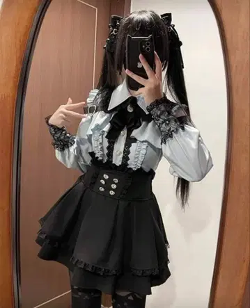 지뢰계 양산형 상하의 세트 XL 사이즈