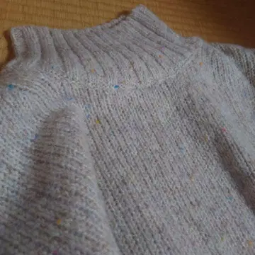 새상품급 [ 무인양품 야크 혼방 하이넥 스웨터 M ]