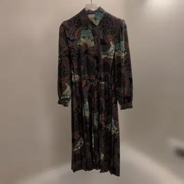 SCHRADER PETITE VINTAGE 롱 원피스 쇼와 레트로