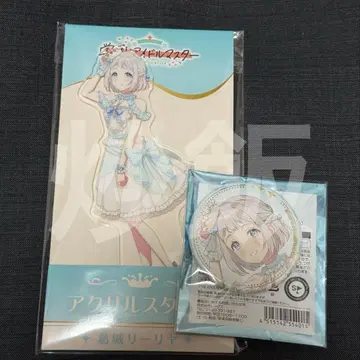 카츠라기 리리야 캔뱃지 아크릴 스탠드 학원 아이돌 마스터 로손