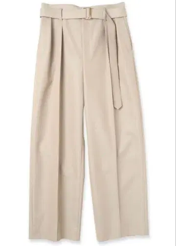 CULLNI 샴브레이 턱 와이드 팬츠