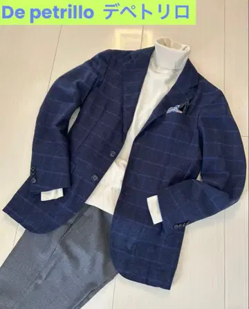 새상품급 데페트릴로 자켓 44 7drop 네이비