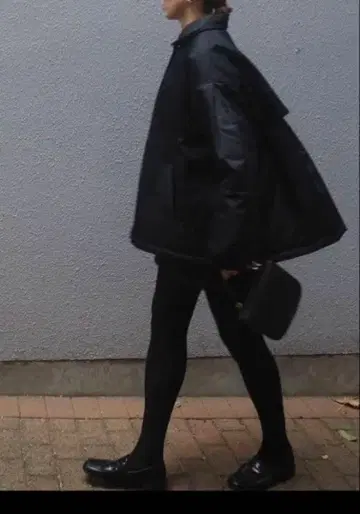 ella_selectshop 발수 블루종 블랙 프리 사이즈