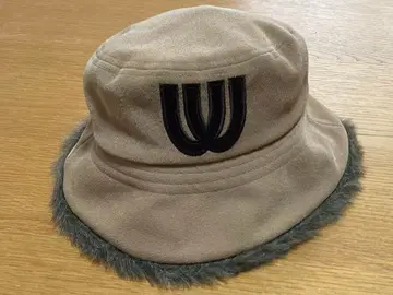 새상품급 미에코 우에사코 MU스포츠 퍼 달린 햇 모자 골프 웨어