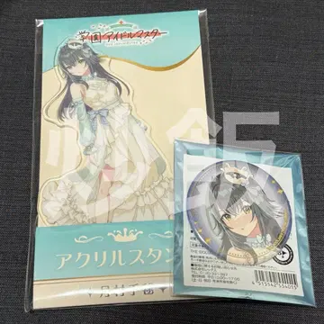 츠키무라 테마리 캔뱃지 아크릴 스탠드 학원 아이돌 마스터 로손