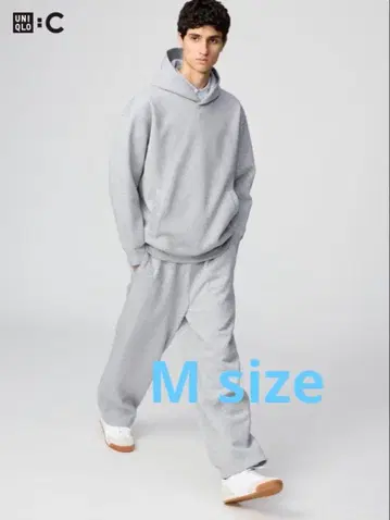 UNIQLO C 맨투맨 와이드 팬츠 M 사이즈 gray