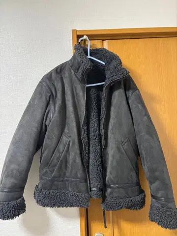 [ CLEL ] 리버서블 페이크 무스탕 자켓