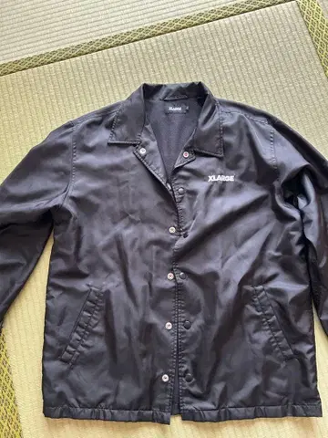 XLARGE 블랙 나일론 자켓 L 사이즈