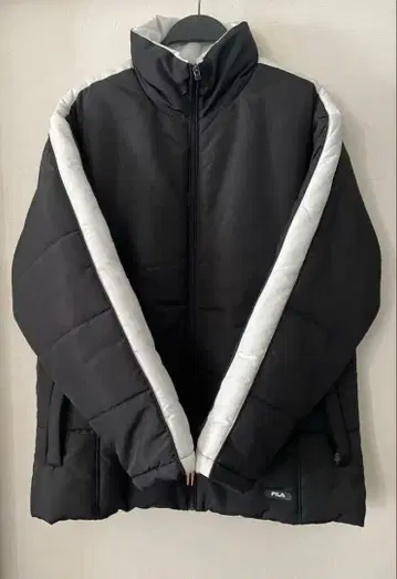 FILA 나일론 자켓 블랙 아우터 자켓 겨울 의류 사이즈 M