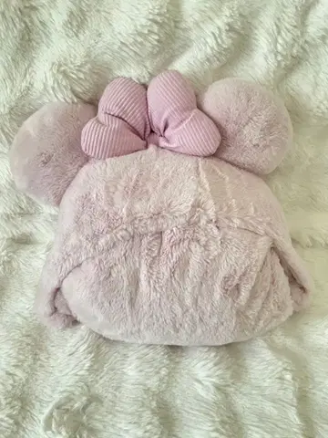 디즈니 4way 후드 부착 판초 담요 미니