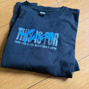 TWICE THIS IS FOR popup 티셔츠 블랙 쯔위