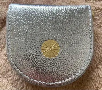 황궁 지갑 코인 케이스 동전 지갑 실버 은 가죽 상자