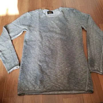 GABBA 그레이 니트 긴팔 스웨터