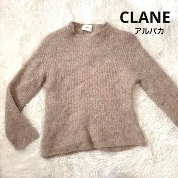 CLANE 알파카 니트 베이지
