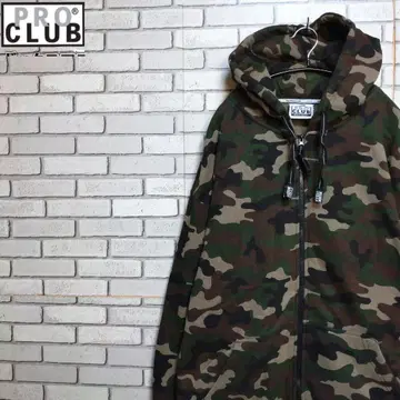PRO CLUB 프로클럽 카모 패턴 후드티 XXL 빅 실루엣!