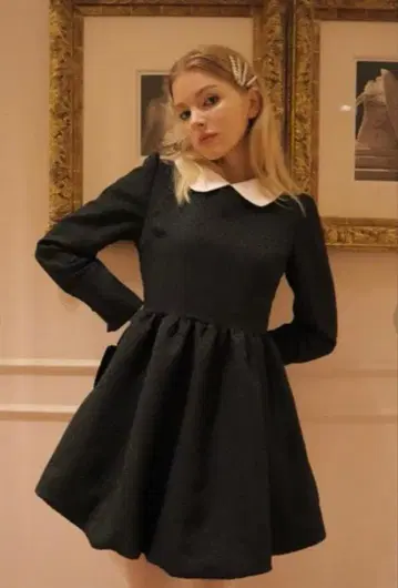 epine 자카드 벌룬 원피스