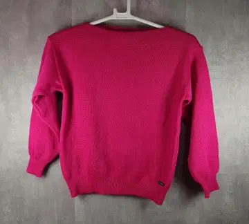 트리코 세인트 제임스 스웨터 울 보트넥 자수 택 빈티지