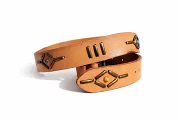 스터드 가죽 벨트