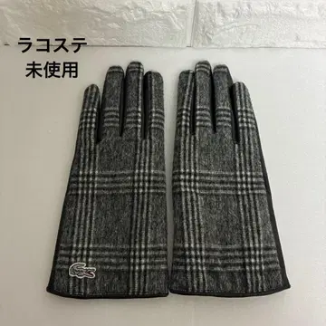 미사용 LACOSTE 그로브 가죽 & 패브릭