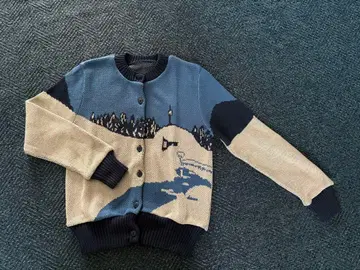 무민 계곡 니트 가디건 긴팔