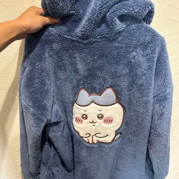 치이카와 플리스 룸웨어 블루
