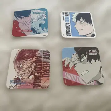 히로아카 원화전 아트 코스터 토도로키 쇼토 4장 세트