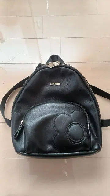 MARY QUANT 데이지 미니 백팩 블랙