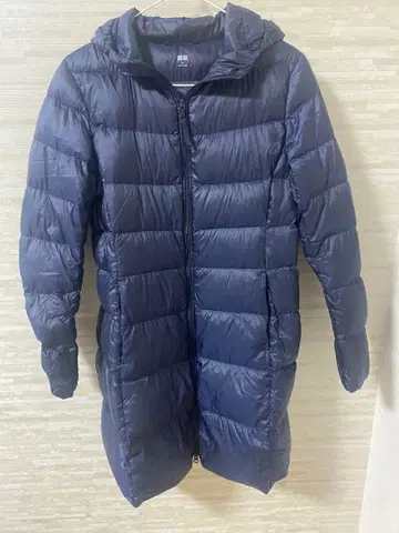 UNIQLO 네이비 롱 다운 자켓 M