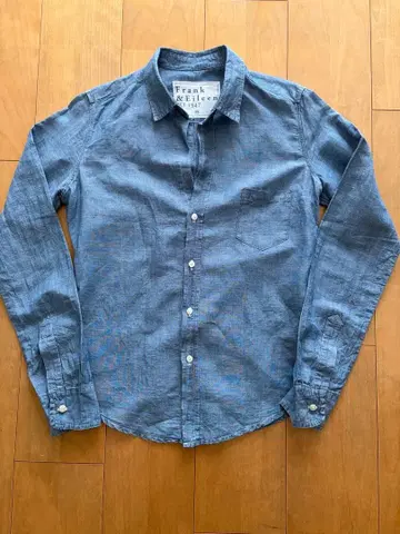 Frank & Eileen 프랭크 일리 긴팔 셔츠 파랑