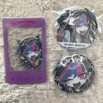 단간론파 빌리지 뱅가드 미오다 이부키 캔뱃지 클리어 카드