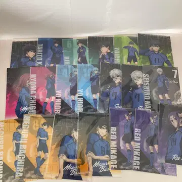 블루 록 클리어 시트 클리어 카드 유니폼