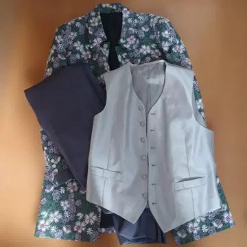 턱시도 Y8 퍼플 벚꽃 허리 조절 가능