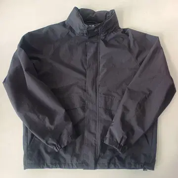 유니클로 윈드프루프 스탠드 블루종 블랙 L 사이즈