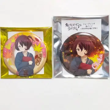 패배 히로인 GIGO 코마리 치카나 캔뱃지 도넛 Anisugar