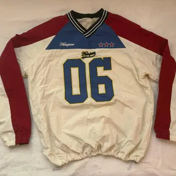 나일론 자켓 90사이즈 화이트/레드/블루